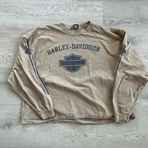Harley-Davidson 2004 Tan Long Sleeve Tee